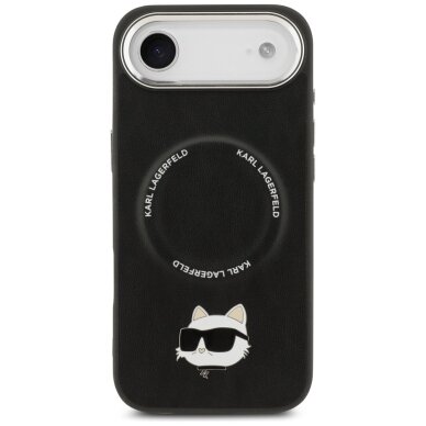 iPhone Air Karl Lagerfeld Choupette Pin MagSafe dėklas – juodas 2 iPhone Air Karl Lagerfeld Choupette Pin MagSafe dėklas – juodas 2