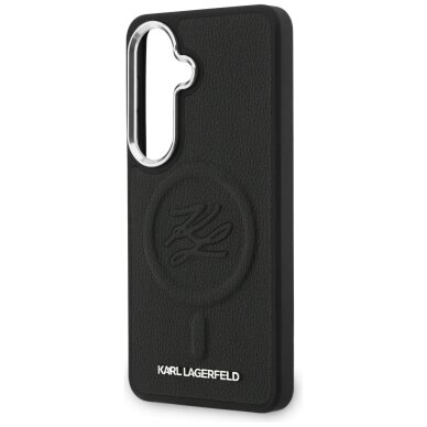 Samsung Galaxy S26+ Karl Lagerfeld Embossed Ring Initials MagSafe dėklas – juodas 5