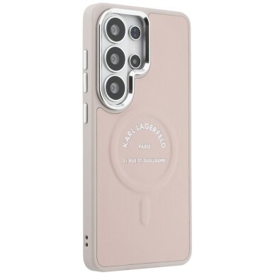 Samsung Galaxy S26 Ultra Karl Lagerfeld Embossed Ring RSG Logo MagSafe dėklas – rožinis 3 Samsung Galaxy S26 Ultra Karl Lagerfeld Embossed Ring RSG Logo MagSafe dėklas – rožinis 3