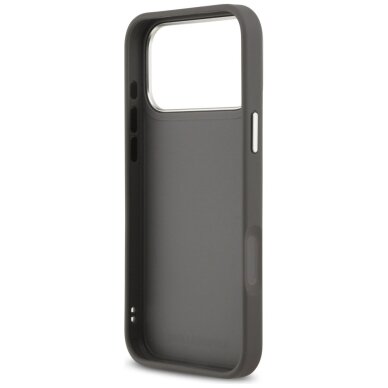 iPhone 17 Pro Max Karl Lagerfeld FW Grained Karl & Choupette Heads Pins & Logo dėklas – pilkas 6