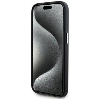 iPhone 15 Pro Karl Lagerfeld FW Metal Plate MagSafe dėklas - juodas 4