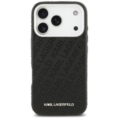 iPhone 17 Pro Karl Lagerfeld FW Stamped Karl MagSafe dėklas – juodas 2