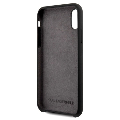 Karl Lagerfeld Blizgus Bauhaus iPhone X/XS Dėklas - Juodas 6