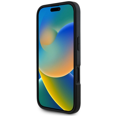 Karl Lagerfeld HC Grained PU Cardslot Metal Signature iPhone 16 Dėklas - Juodas 4 Karl Lagerfeld HC Grained PU Cardslot Metal Signature iPhone 16 Dėklas - Juodas 4