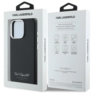 iPhone 16 Pro Max Karl Lagerfeld Hotel RSG dėklas – juodas 7