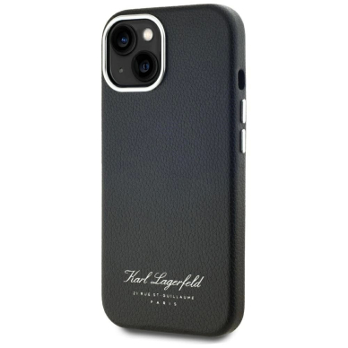 iPhone 15 Karl Lagerfeld hotel RSG dėklas - juodas 1