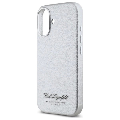 Dėklas Karl Lagerfeld hotel RSG iPhone 16  - gray 5