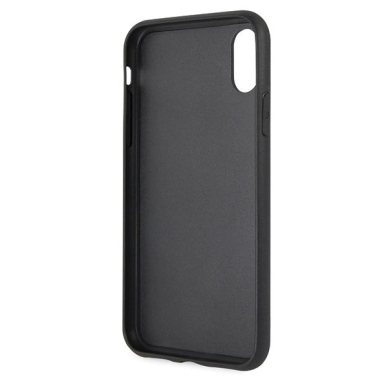 Karl Lagerfeld Iconic Glitter Karl`s Head iPhone X / Xs Dėklas - Raudonas 3