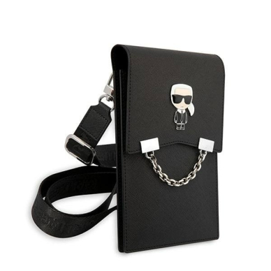 Karl Lagerfeld Ikonik Karl Chain Phone Bag - Juodas 2