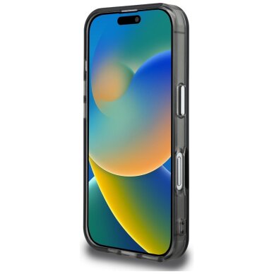 iPhone 16 Karl Lagerfeld IML Aquarelle Choupette & Logo dėklas – juodas 4