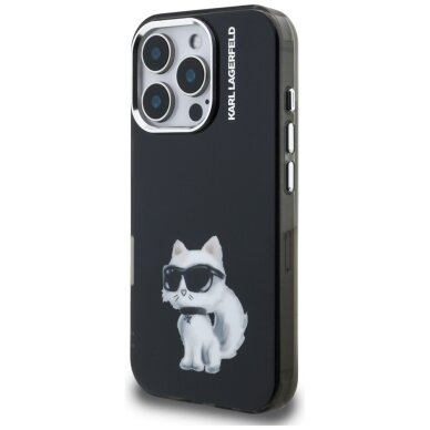 iPhone 16 Pro Karl Lagerfeld IML Aquarelle Choupette & Logo dėklas – juodas 1 iPhone 16 Pro Karl Lagerfeld IML Aquarelle Choupette & Logo dėklas – juodas 1