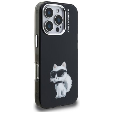 iPhone 16 Pro Karl Lagerfeld IML Aquarelle Choupette & Logo dėklas – juodas 3 iPhone 16 Pro Karl Lagerfeld IML Aquarelle Choupette & Logo dėklas – juodas 3