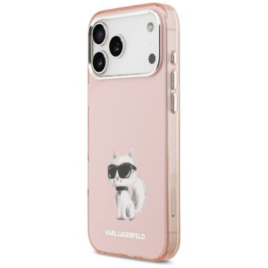 iPhone 17 Pro Max dėklas Karl Lagerfeld IML Aquarelle Choupette & Logo, MagSafe – rožinis 1 iPhone 17 Pro Max dėklas Karl Lagerfeld IML Aquarelle Choupette & Logo, MagSafe – rožinis 1