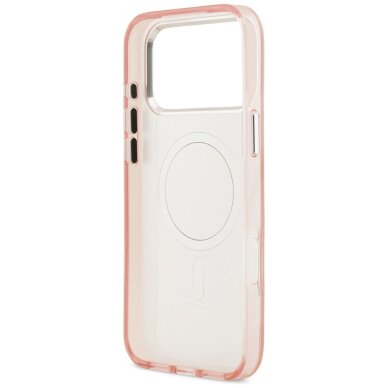 iPhone 17 Pro Max dėklas Karl Lagerfeld IML Aquarelle Choupette & Logo, MagSafe – rožinis 6