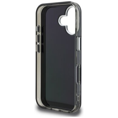 iPhone 16 Karl Lagerfeld IML Aquarelle Karl & Choupette & Logo dėklas – juodas 6