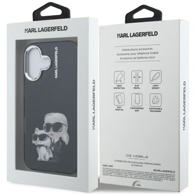 iPhone 16 Karl Lagerfeld IML Aquarelle Karl & Choupette & Logo dėklas – juodas 7 iPhone 16 Karl Lagerfeld IML Aquarelle Karl & Choupette & Logo dėklas – juodas 7