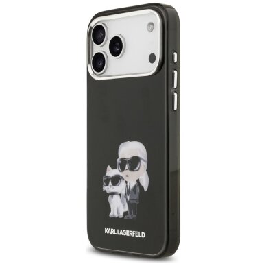 iPhone 17 Pro Karl Lagerfeld IML Aquarelle Karl & Choupette & Logo MagSafe dėklas – juodas 1 iPhone 17 Pro Karl Lagerfeld IML Aquarelle Karl & Choupette & Logo MagSafe dėklas – juodas 1