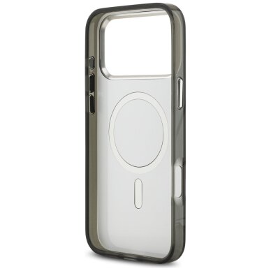 iPhone 17 Pro Karl Lagerfeld IML Aquarelle Karl & Choupette & Logo MagSafe dėklas – juodas 6