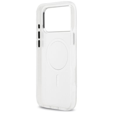 iPhone 17 Pro Max Karl Lagerfeld IML Aquarelle Karl & Choupette & Logo MagSafe dėklas – baltas 6