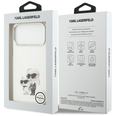 iPhone 17 Pro Max Karl Lagerfeld IML Aquarelle Karl & Choupette & Logo MagSafe dėklas – baltas 7 iPhone 17 Pro Max Karl Lagerfeld IML Aquarelle Karl & Choupette & Logo MagSafe dėklas – baltas 7