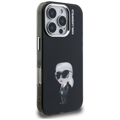 iPhone 16 Pro Max Karl Lagerfeld IML Aquarelle Karl & Logo MagSafe dėklas – juodas 3 iPhone 16 Pro Max Karl Lagerfeld IML Aquarelle Karl & Logo MagSafe dėklas – juodas 3