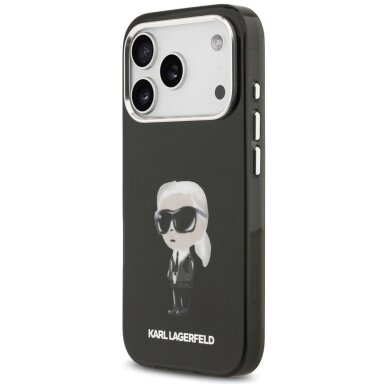 iPhone 17 Pro Karl Lagerfeld IML Aquarelle Karl & Logo MagSafe dėklas – juodas 1 iPhone 17 Pro Karl Lagerfeld IML Aquarelle Karl & Logo MagSafe dėklas – juodas 1