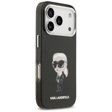iPhone 17 Pro Karl Lagerfeld IML Aquarelle Karl & Logo MagSafe dėklas – juodas 3 iPhone 17 Pro Karl Lagerfeld IML Aquarelle Karl & Logo MagSafe dėklas – juodas 3