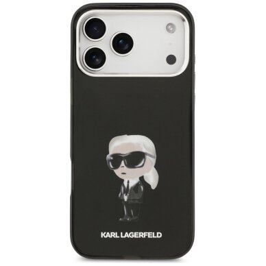 iPhone 17 Pro Max Karl Lagerfeld IML Aquarelle Karl & Logo MagSafe dėklas – juodas 2 iPhone 17 Pro Max Karl Lagerfeld IML Aquarelle Karl & Logo MagSafe dėklas – juodas 2