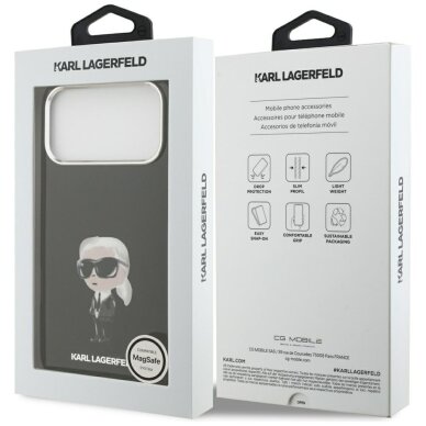 iPhone 17 Pro Max Karl Lagerfeld IML Aquarelle Karl & Logo MagSafe dėklas – juodas 7 iPhone 17 Pro Max Karl Lagerfeld IML Aquarelle Karl & Logo MagSafe dėklas – juodas 7