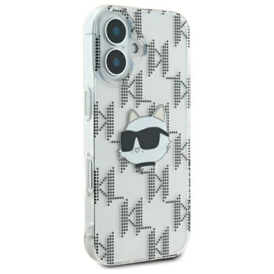 Dėklas Karl Lagerfeld IML Choupette Head Electroplated iPhone 16 - Skaidrus 3 Dėklas Karl Lagerfeld IML Choupette Head Electroplated iPhone 16 - Skaidrus 3