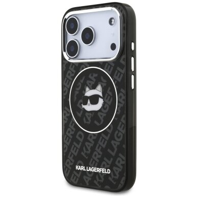 iPhone 17 Pro dėklas Karl Lagerfeld IML Choupette Head Logo, MagSafe – juodas 1 iPhone 17 Pro dėklas Karl Lagerfeld IML Choupette Head Logo, MagSafe – juodas 1