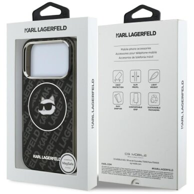 iPhone 17 Pro dėklas Karl Lagerfeld IML Choupette Head Logo, MagSafe – juodas 7 iPhone 17 Pro dėklas Karl Lagerfeld IML Choupette Head Logo, MagSafe – juodas 7