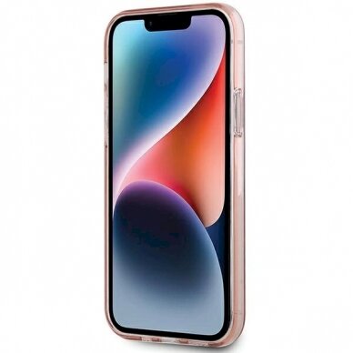 Karl Lagerfeld IML Choupette MagSafe dėklas iPhone 12/12 Pro - Rožinis 3 Karl Lagerfeld IML Choupette MagSafe dėklas iPhone 12/12 Pro - Rožinis 3