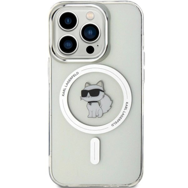 Karl Lagerfeld IML Choupette MagSafe dėklas iPhone 13 Pro Max - Permatomas 2 Karl Lagerfeld IML Choupette MagSafe dėklas iPhone 13 Pro Max - Permatomas 2
