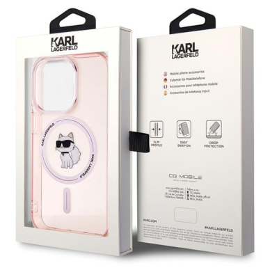 Karl Lagerfeld IML Choupette MagSafe case for iPhone 15 Pro Max - pink 7 Karl Lagerfeld IML Choupette MagSafe case for iPhone 15 Pro Max - pink 7