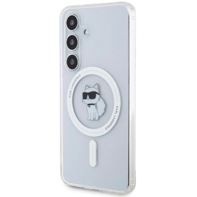 Karl Lagerfeld IML Choupette MagSafe Dėklas skirtas Samsung Galaxy S24 - Permatomas 1