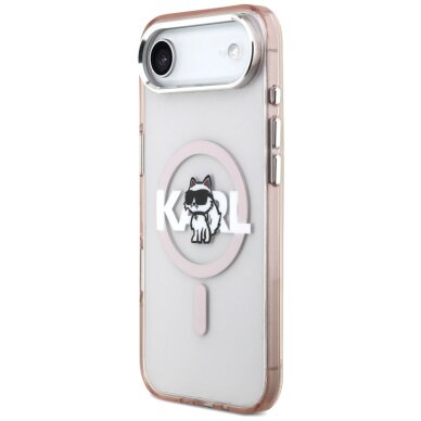 iPhone Air Karl Lagerfeld IML Choupette Sketch Logo MagSafe dėklas – rožinis 1 iPhone Air Karl Lagerfeld IML Choupette Sketch Logo MagSafe dėklas – rožinis 1