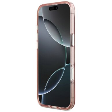 iPhone Air Karl Lagerfeld IML Choupette Sketch Logo MagSafe dėklas – rožinis 4