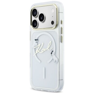 iPhone 17 Pro Karl Lagerfeld IML Choupettes Karl Script Logo MagSafe dėklas – skaidrus 1 iPhone 17 Pro Karl Lagerfeld IML Choupettes Karl Script Logo MagSafe dėklas – skaidrus 1