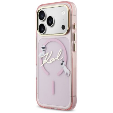 iPhone 17 Pro Karl Lagerfeld IML Choupettes Karl Script Logo MagSafe dėklas – rožinis 1 iPhone 17 Pro Karl Lagerfeld IML Choupettes Karl Script Logo MagSafe dėklas – rožinis 1