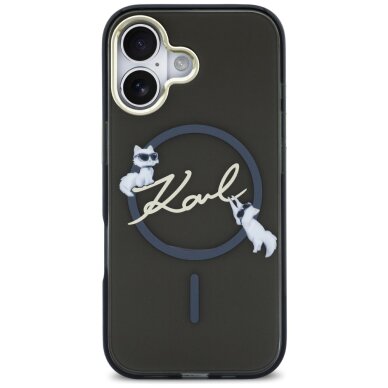 iPhone 17 Karl Lagerfeld IML Choupettes Karl Script Logo MagSafe dėklas – juodas 2 iPhone 17 Karl Lagerfeld IML Choupettes Karl Script Logo MagSafe dėklas – juodas 2