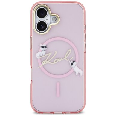 iPhone 17 Karl Lagerfeld IML Choupettes Karl Script Logo MagSafe dėklas – rožinis 2 iPhone 17 Karl Lagerfeld IML Choupettes Karl Script Logo MagSafe dėklas – rožinis 2