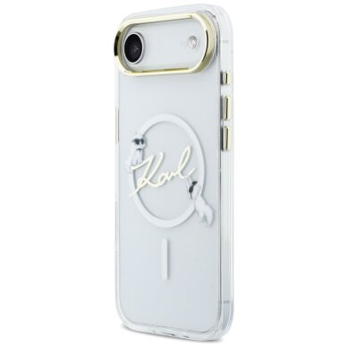 iPhone Air Karl Lagerfeld IML Choupettes Karl Script Logo MagSafe dėklas – skaidrus 1 iPhone Air Karl Lagerfeld IML Choupettes Karl Script Logo MagSafe dėklas – skaidrus 1