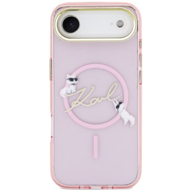 iPhone Air Karl Lagerfeld IML Choupettes Karl Script Logo MagSafe dėklas – rožinis 2 iPhone Air Karl Lagerfeld IML Choupettes Karl Script Logo MagSafe dėklas – rožinis 2