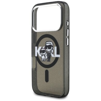 iPhone 17 Pro Karl Lagerfeld IML Glitter Karl & Choupette Sketch Logo MagSafe dėklas – juodas 5 iPhone 17 Pro Karl Lagerfeld IML Glitter Karl & Choupette Sketch Logo MagSafe dėklas – juodas 5