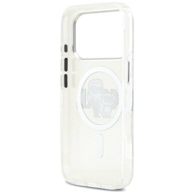 iPhone 17 Pro dėklas Karl Lagerfeld IML Glitter Karl & Choupette Sketch Logo, MagSafe – skaidrus 6 iPhone 17 Pro dėklas Karl Lagerfeld IML Glitter Karl & Choupette Sketch Logo, MagSafe – skaidrus 6