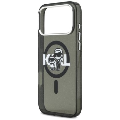 iPhone 17 Pro Max dėklas Karl Lagerfeld IML Glitter Karl & Choupette Sketch Logo, MagSafe – juodas 5 iPhone 17 Pro Max dėklas Karl Lagerfeld IML Glitter Karl & Choupette Sketch Logo, MagSafe – juodas 5