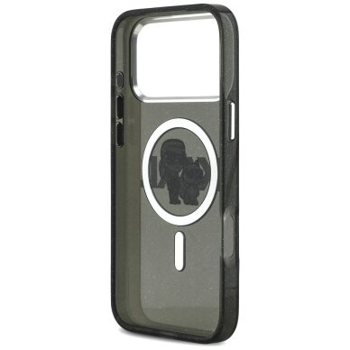 iPhone 17 Pro Max dėklas Karl Lagerfeld IML Glitter Karl & Choupette Sketch Logo, MagSafe – juodas 6 iPhone 17 Pro Max dėklas Karl Lagerfeld IML Glitter Karl & Choupette Sketch Logo, MagSafe – juodas 6