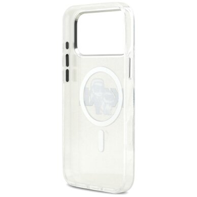 iPhone 17 Pro Max Karl Lagerfeld IML Glitter Karl & Choupette Sketch Logo MagSafe dėklas – skaidrus 6 iPhone 17 Pro Max Karl Lagerfeld IML Glitter Karl & Choupette Sketch Logo MagSafe dėklas – skaidrus 6