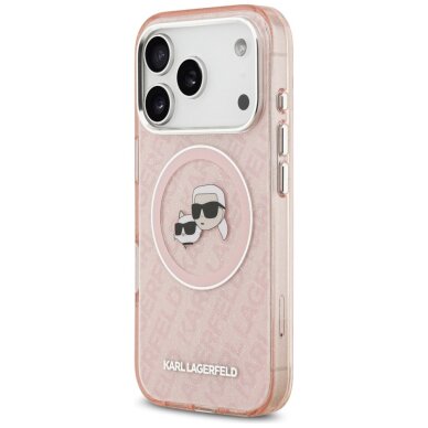 iPhone 17 Pro Max dėklas Karl Lagerfeld IML Glitter Karl & Choupette su MagSafe – rožinis 1 iPhone 17 Pro Max dėklas Karl Lagerfeld IML Glitter Karl & Choupette su MagSafe – rožinis 1